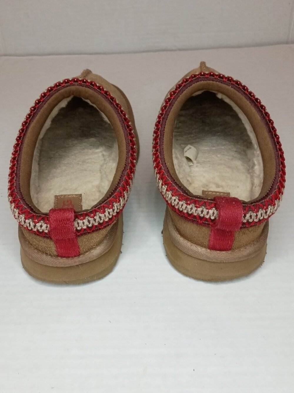 UGG Kids Tazz Platform Slipper Chestnut Size 5Y Fits Women 7 - Picture 6 of 9